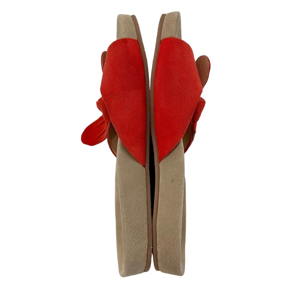 Jack Rogers Dorothy Bow Suede Slides Size 7.5M - Picture 5 of 16